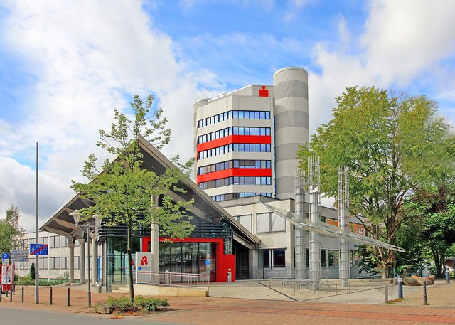 Das Bild zeigt die Sparkasse Gladbeck.
